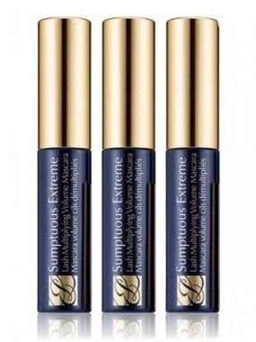 3 x ESTEE LAUDER Sumptuous Extreme Lash Multiplying Volume Mascara 01 Ext Black